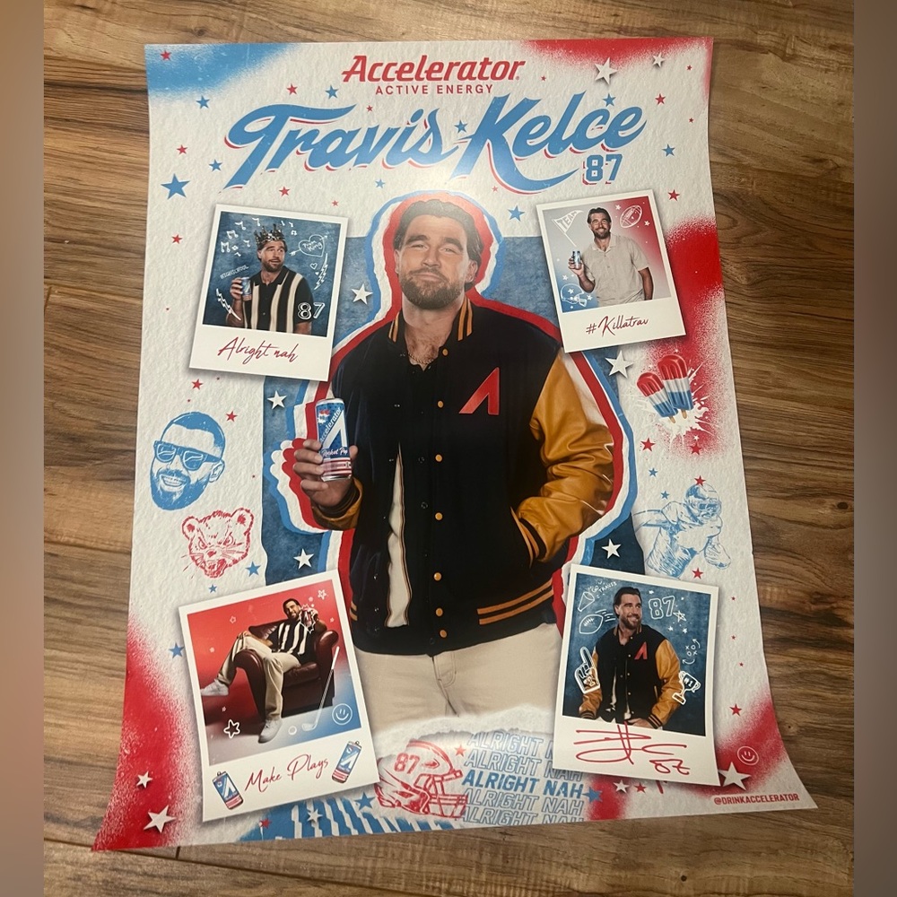 Accelerator Travis Kelce Poster